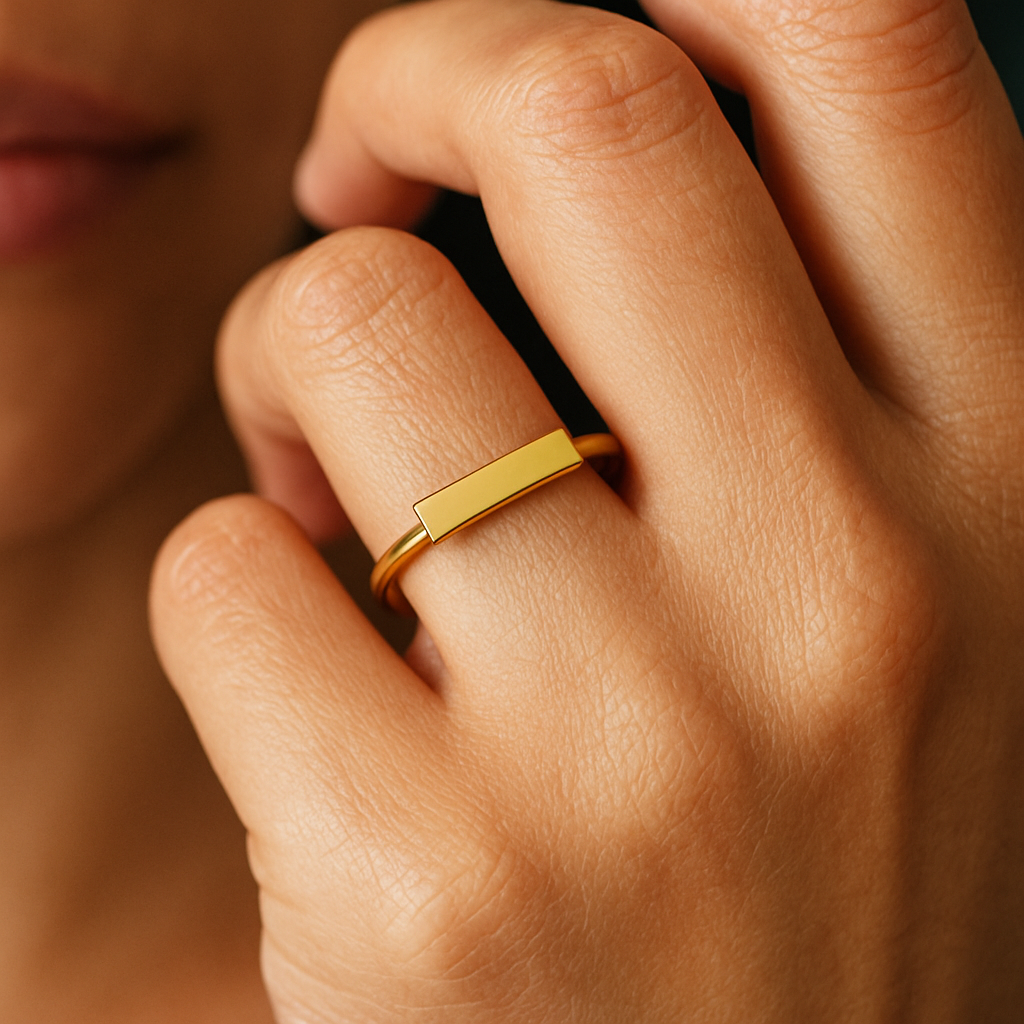 Minimalist Rectangle Ring