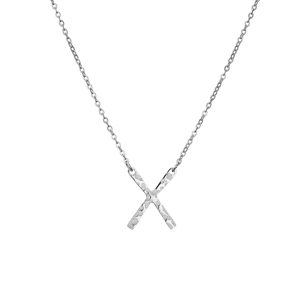 X Shape Pendant Necklace