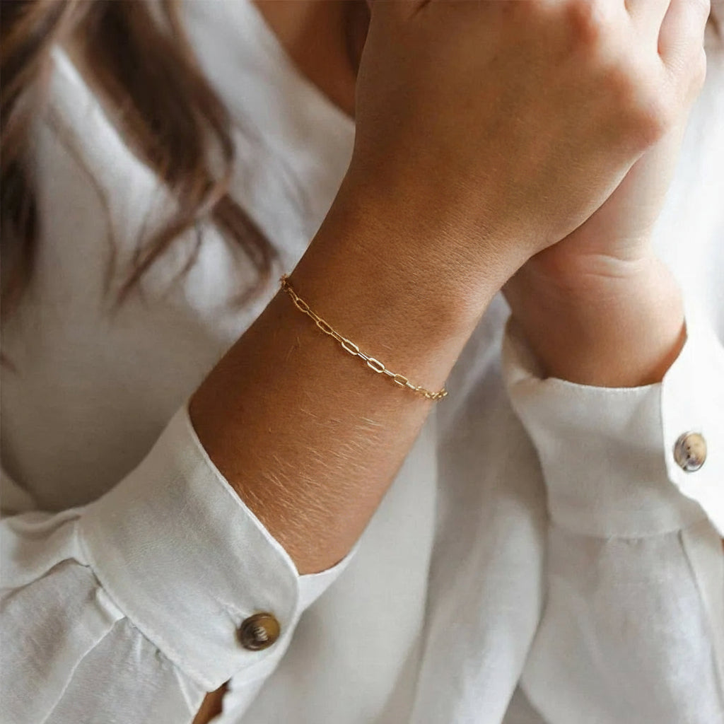 Minimalist Paperclip Bracelet