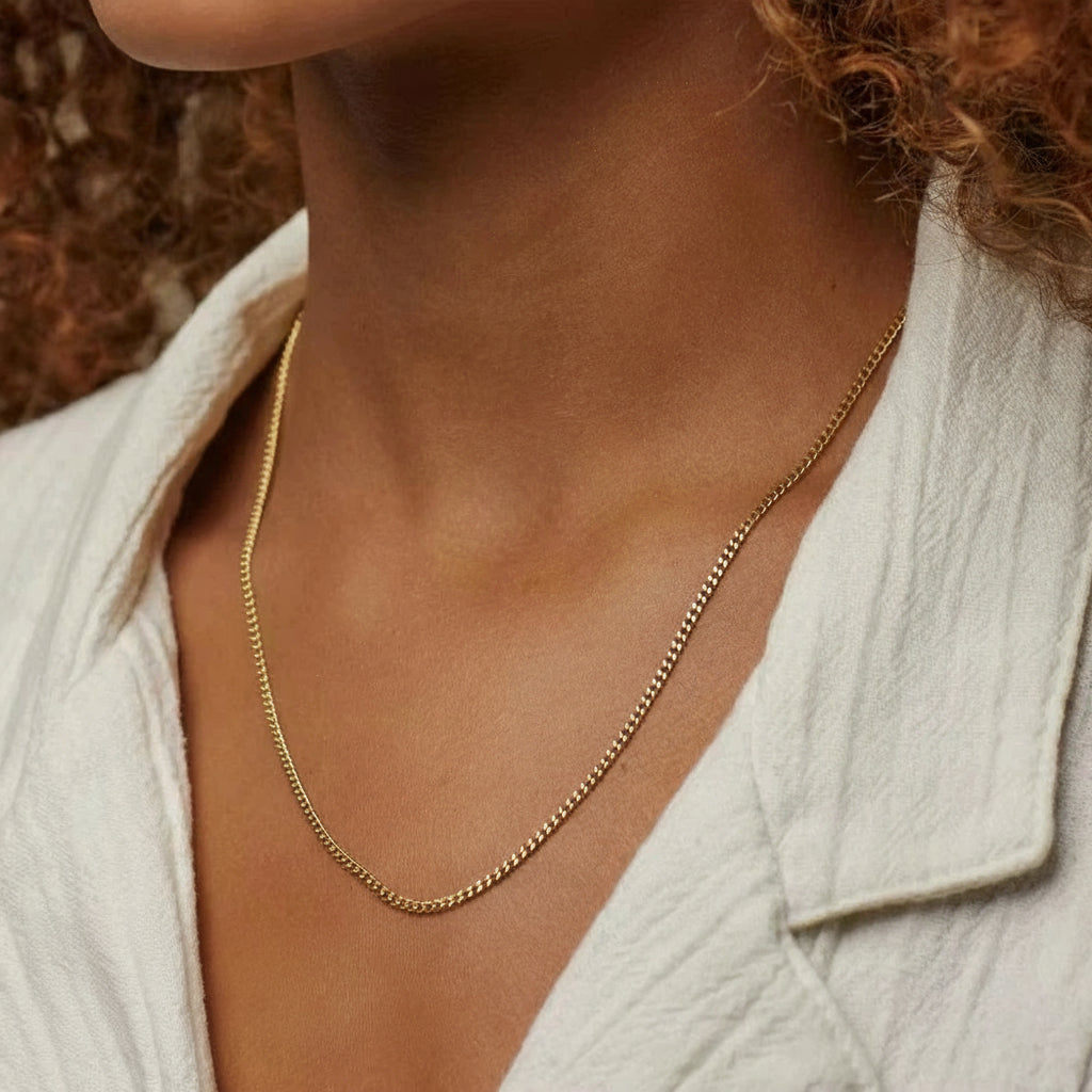 Short Cuban Chain Necklace