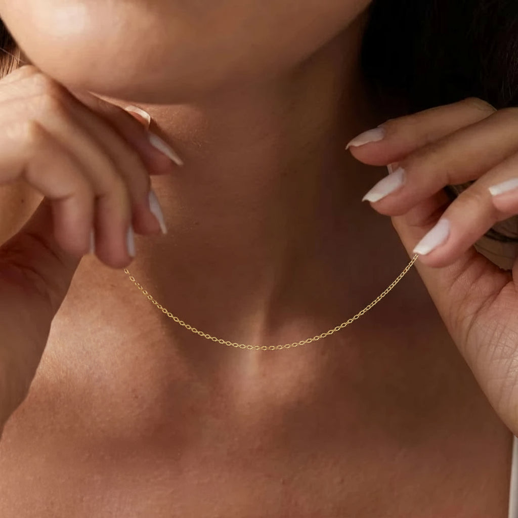 Classic Fine Link Necklace