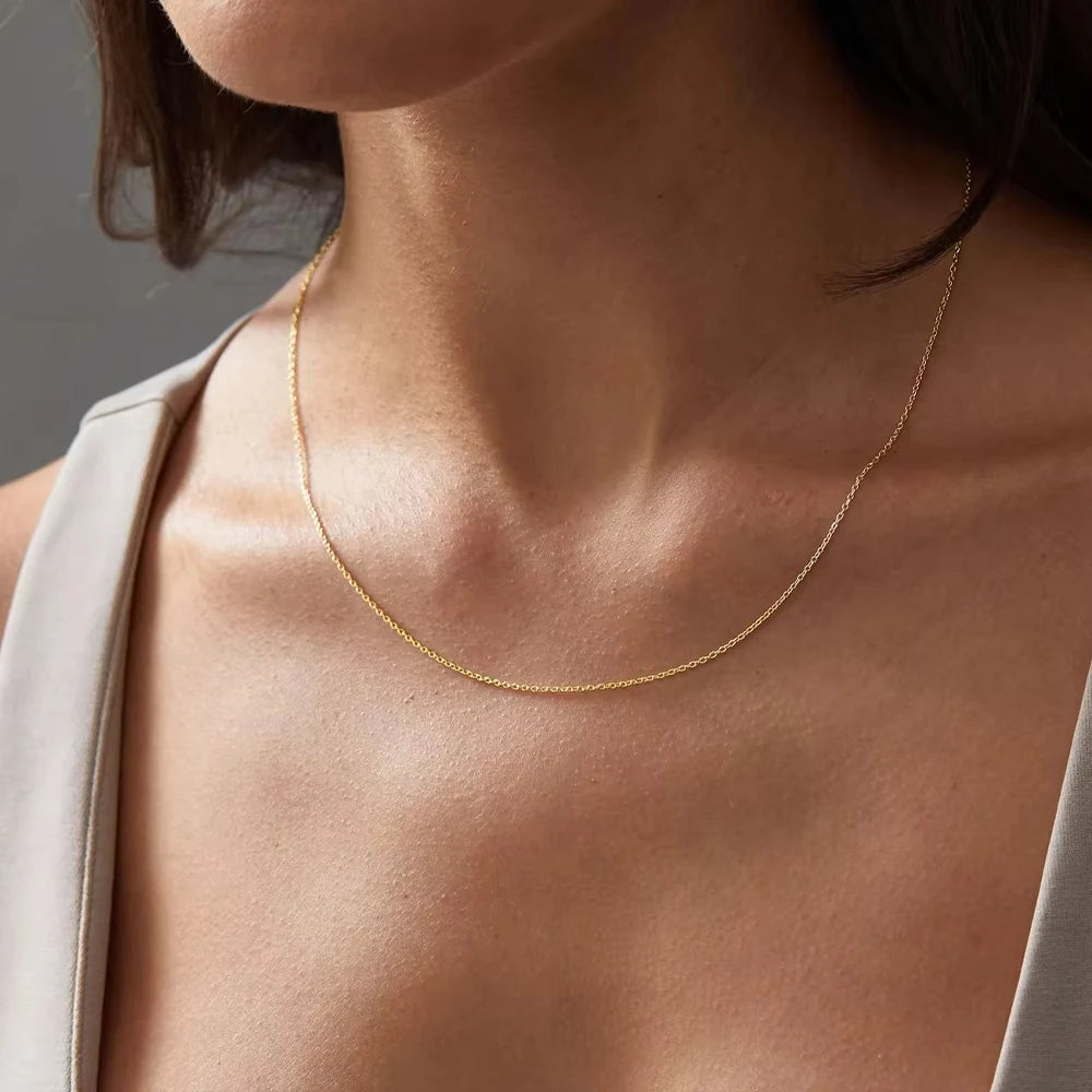 Classic Fine Link Necklace