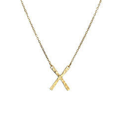 X Shape Pendant Necklace