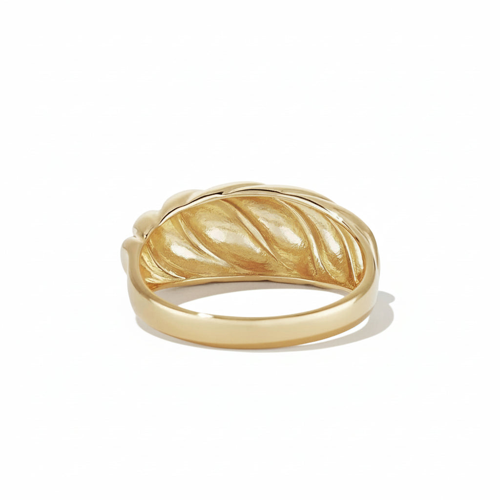Céline Chunky Croissant Ring
