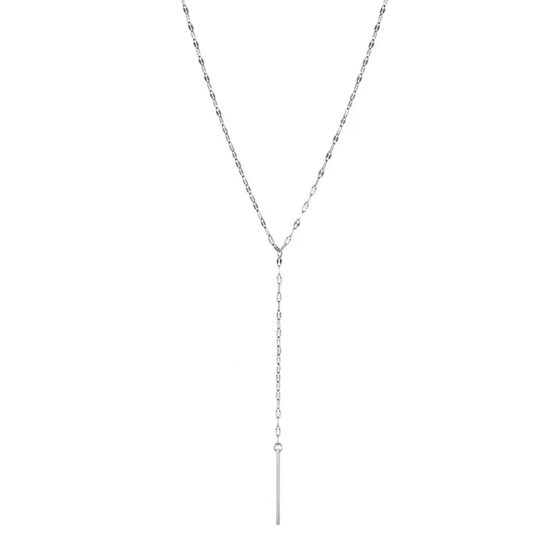 Y-Shaped Long Necklace