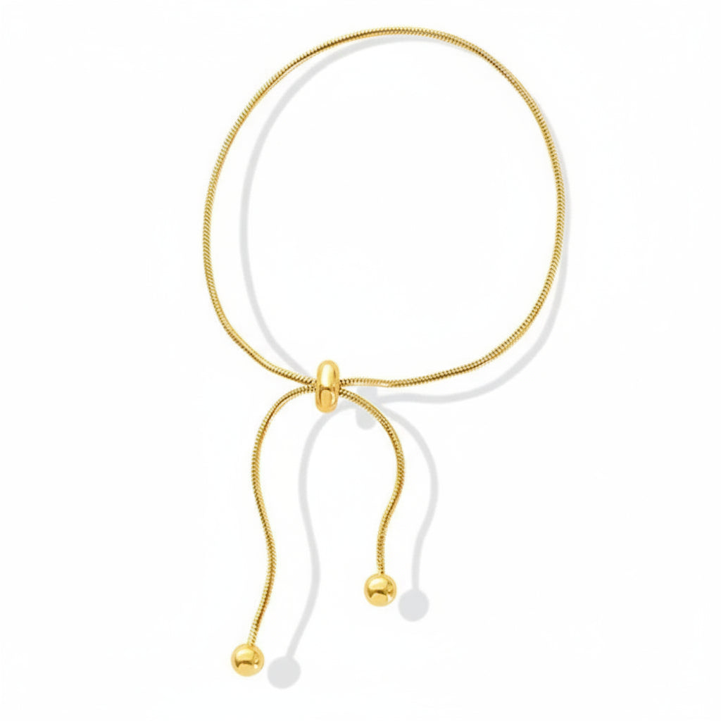 Round Snake Chain Ball Bracelet