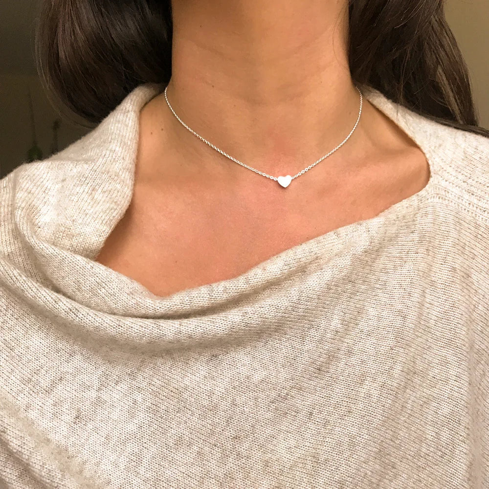 Dainty Heart Shape Pendant Necklace