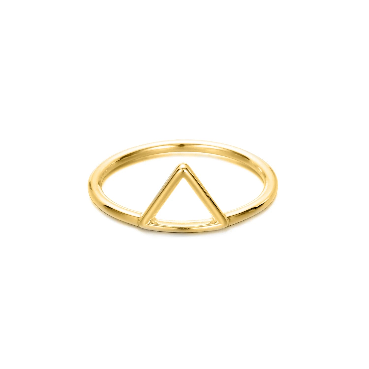 Hollow Triangle Ring
