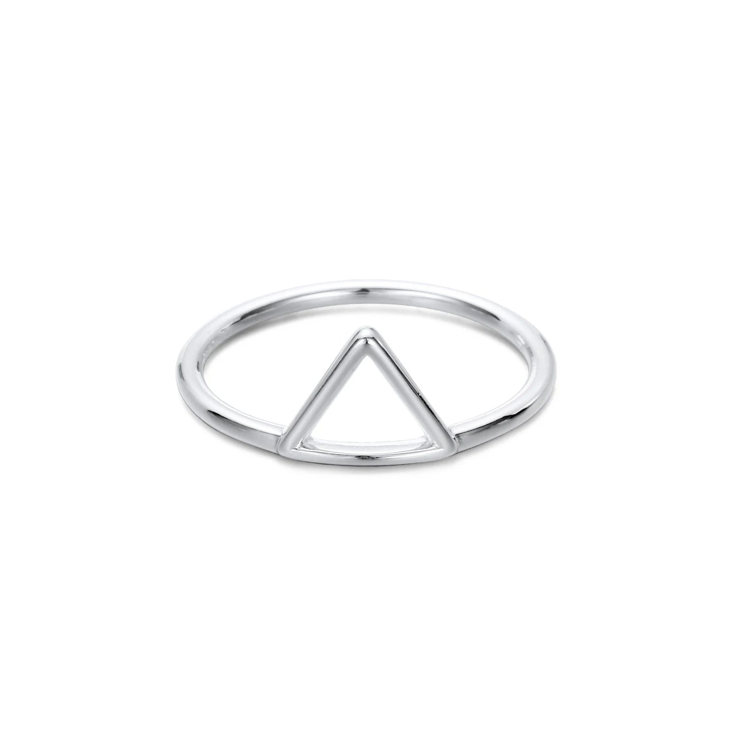 Hollow Triangle Ring