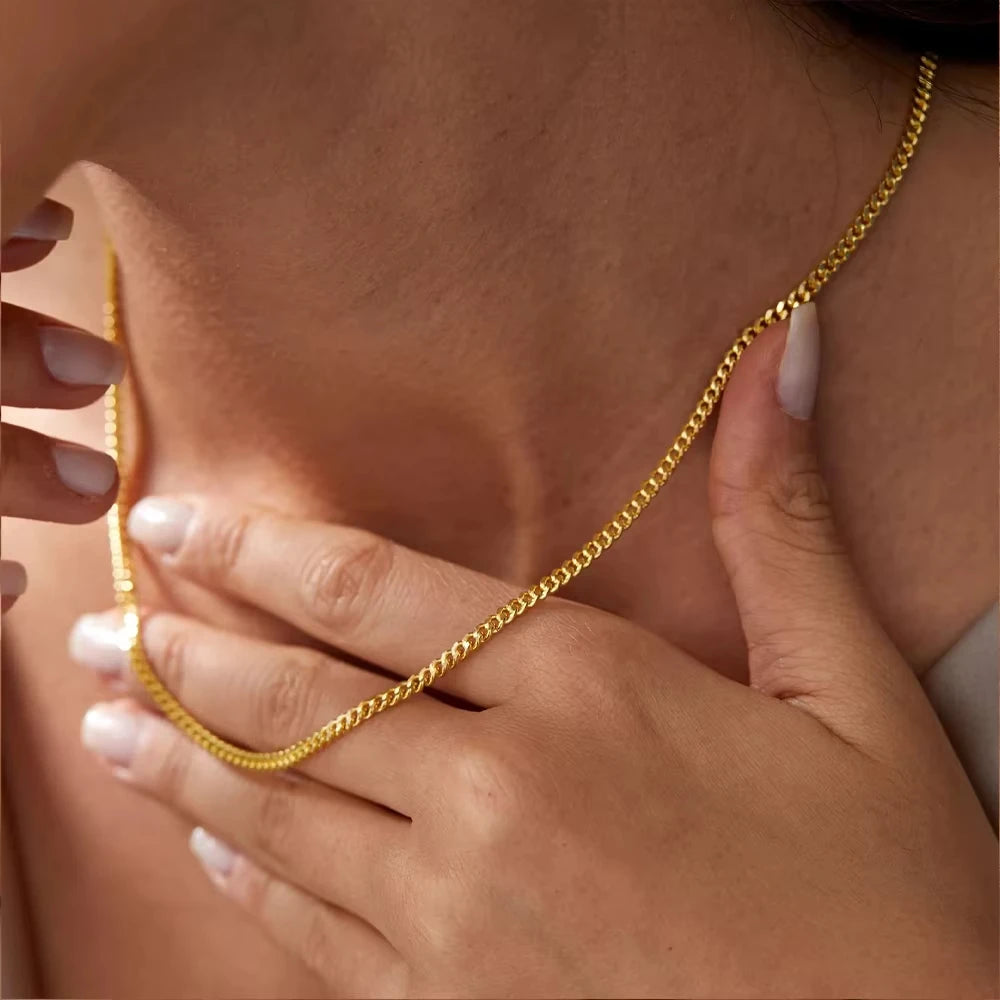 Short Cuban Chain Necklace