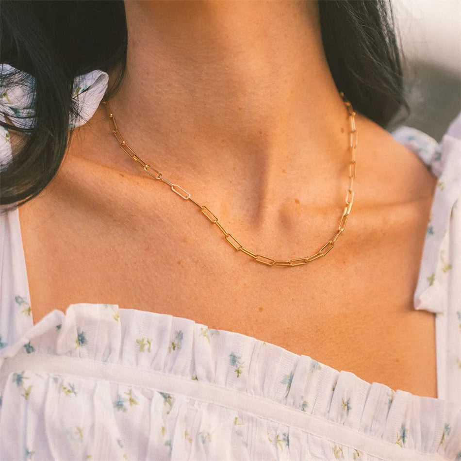 Paperclip Chain Necklace