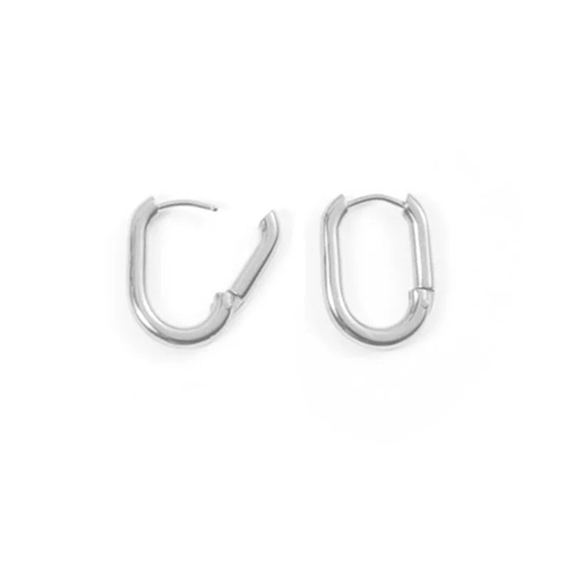 Alba U-shape Hoop Earrings