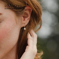 Zita Freshwater Pearl Chain Dangle Earrings