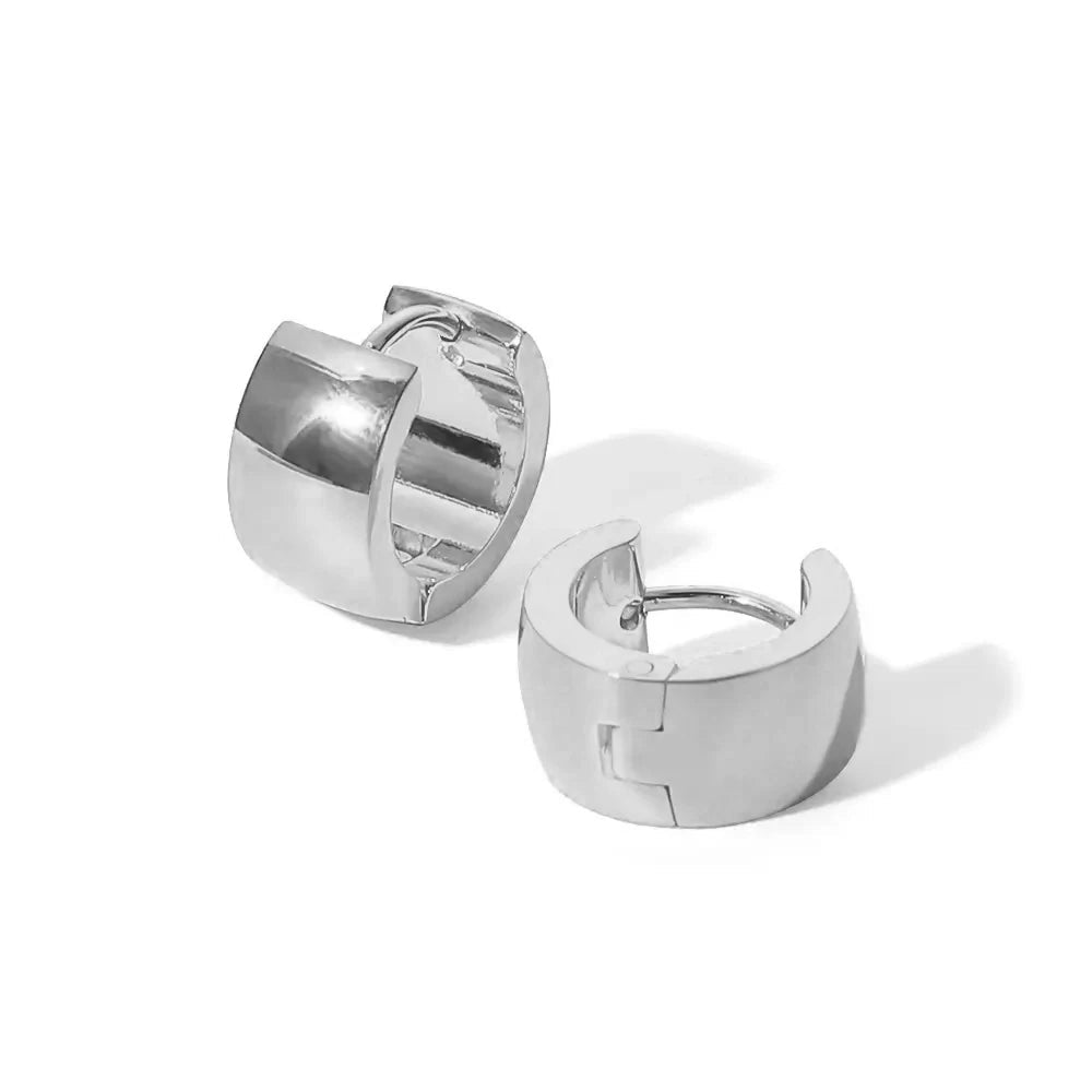 Minimalist Hoop Huggie Earrings
