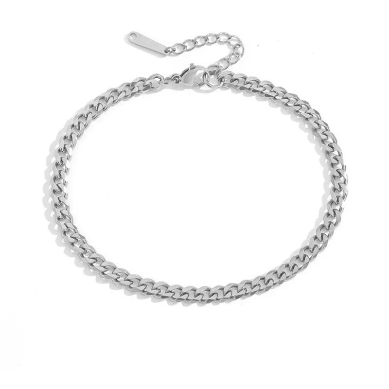 Noelle Cuban Link Anklet