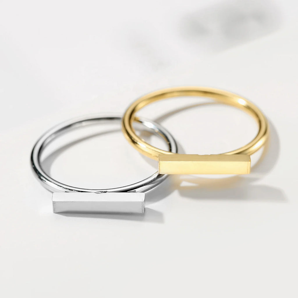 Minimalist Rectangle Ring