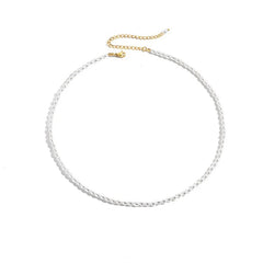 Vivienne Beaded Pearl Choker Necklace
