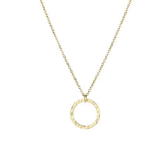 Minimalist Circle Pendant Necklace