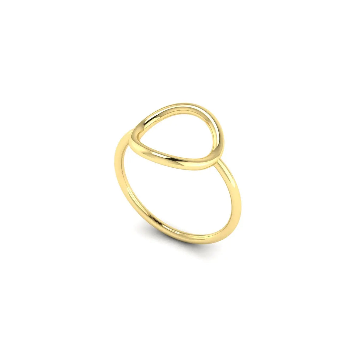 Ayla Vintage Hollow Circle Ring