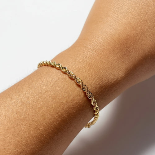 Chunky Twist Rope Bracelet