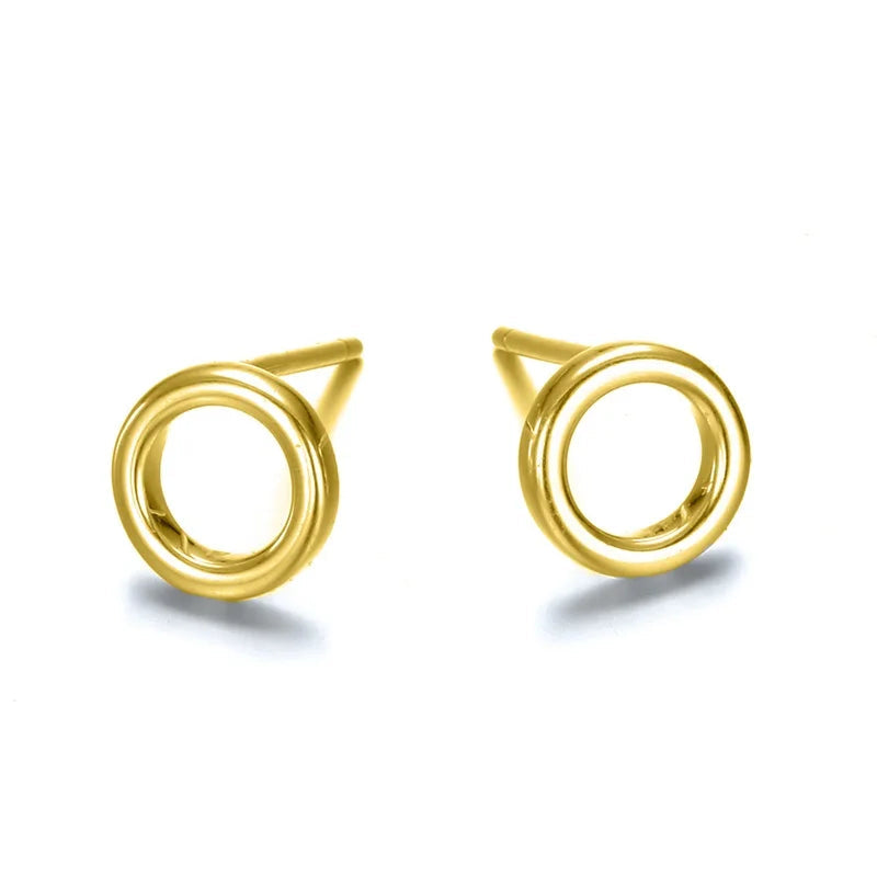 Blair Small Hollow Stud Earrings