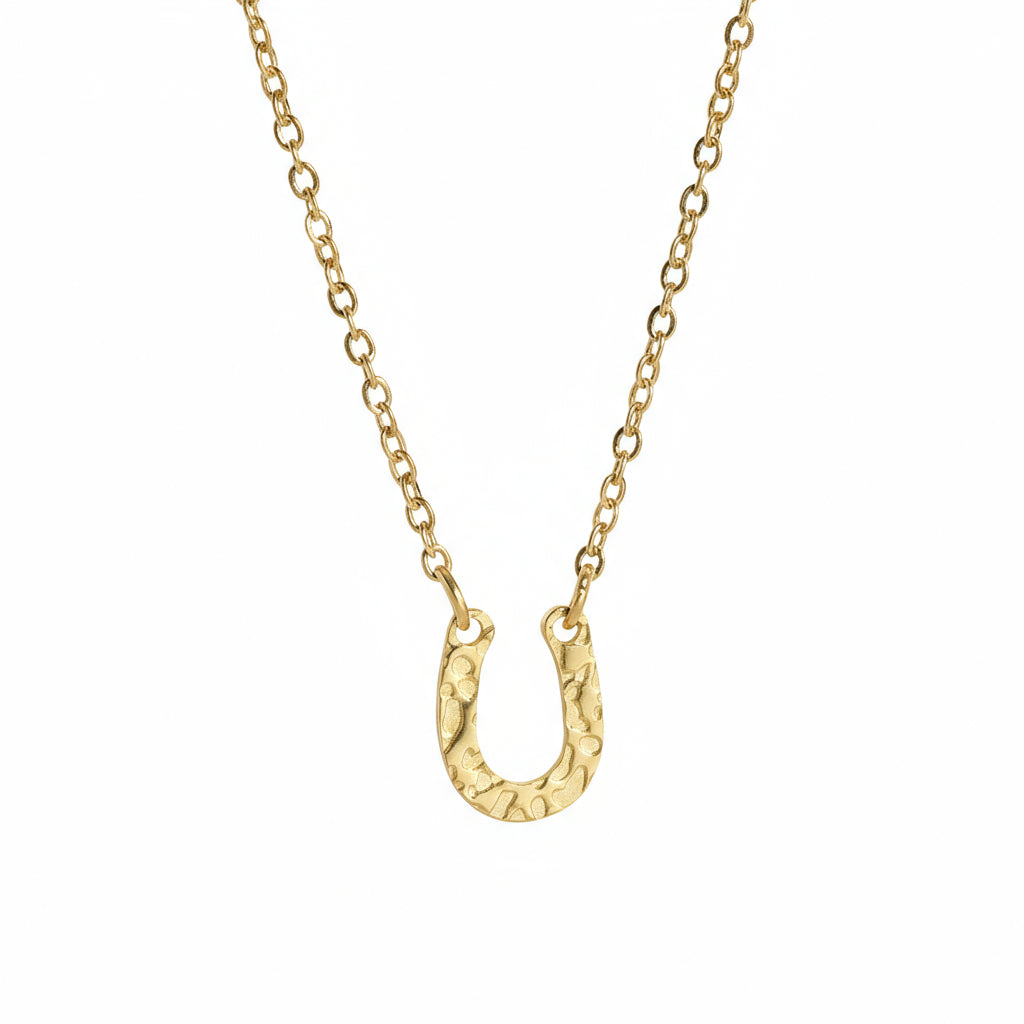 Horseshoe U Shape Pendant Necklace