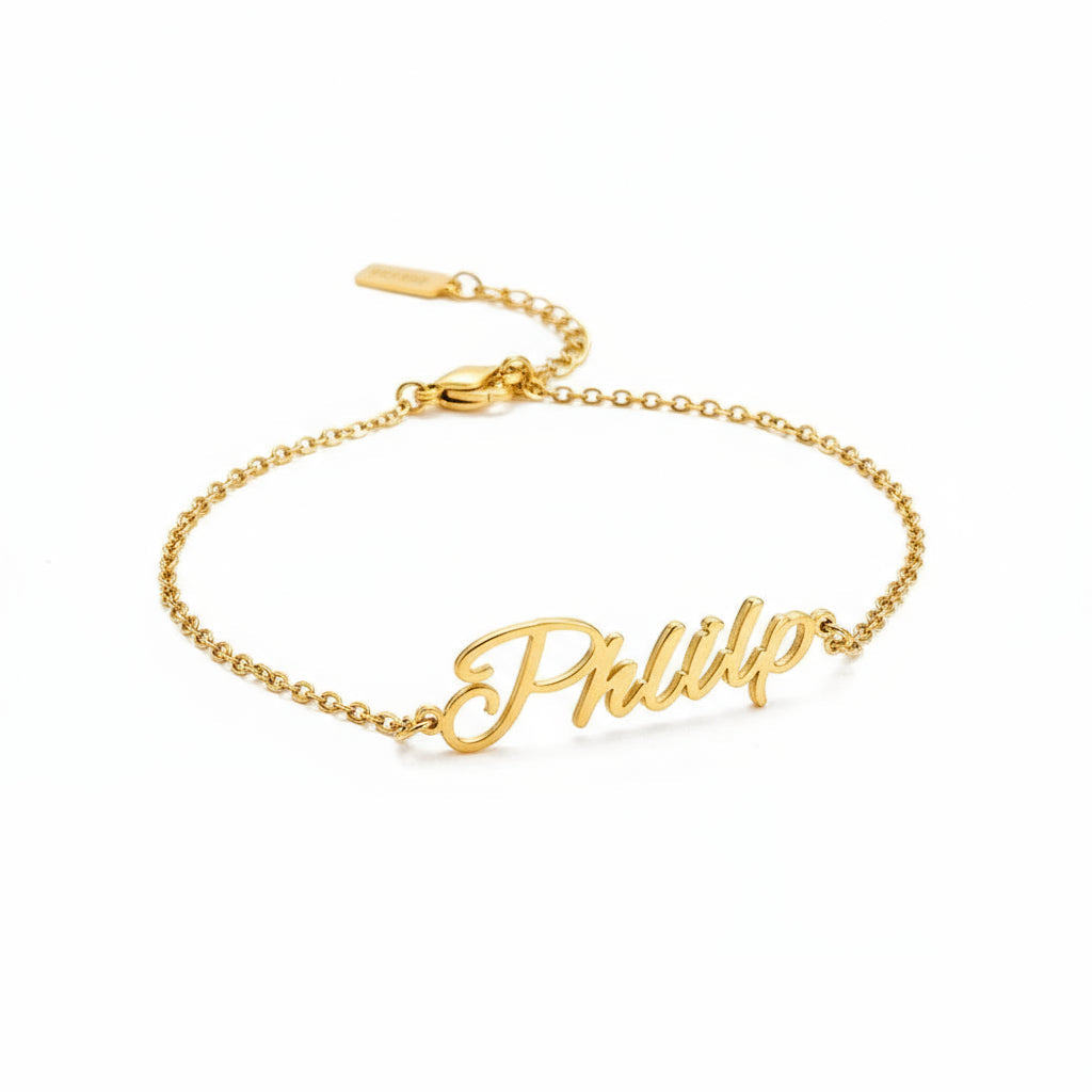 Personalized Name Minimalist Bracelet
