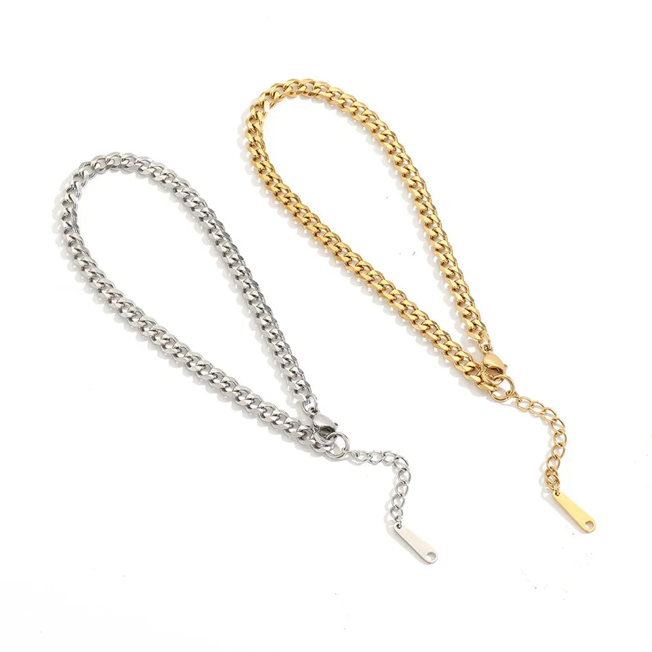 Noelle Cuban Link Anklet