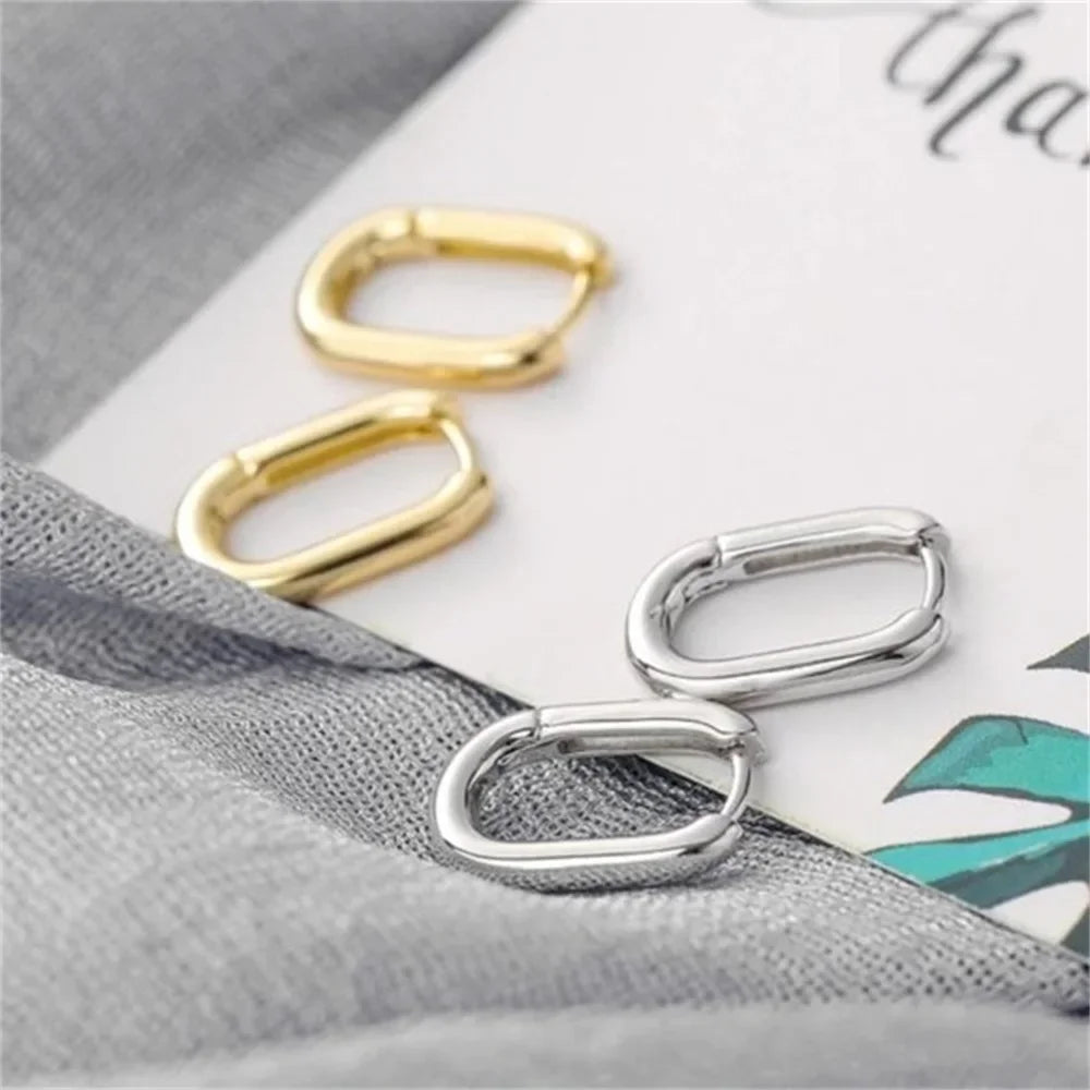 Alba U-shape Hoop Earrings