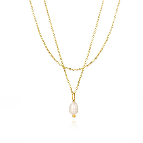 Belle Layered Freshwater Pearl Necklace