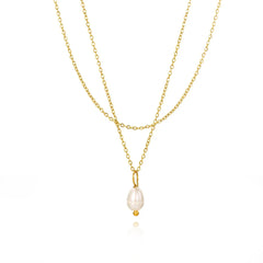 Double Layer Freshwater Pearl Necklace