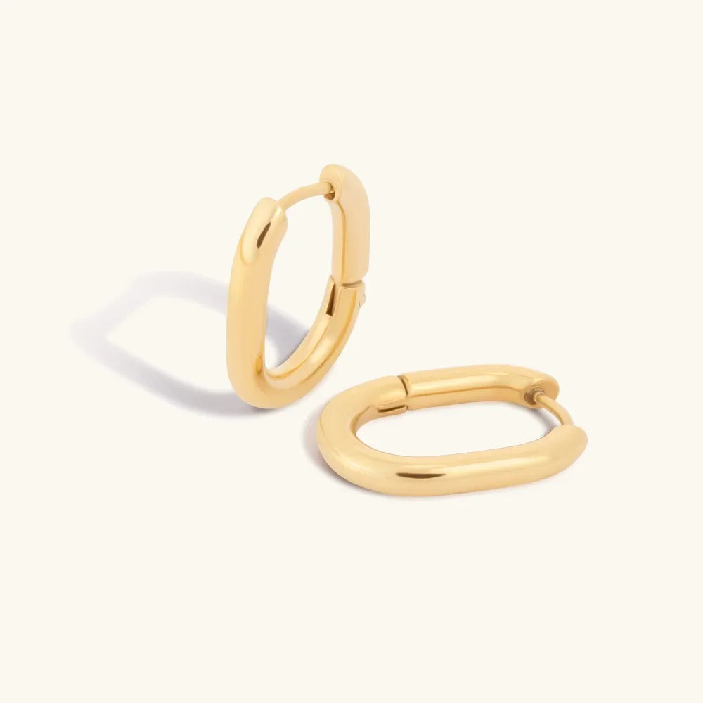 Alba U-shape Hoop Earrings