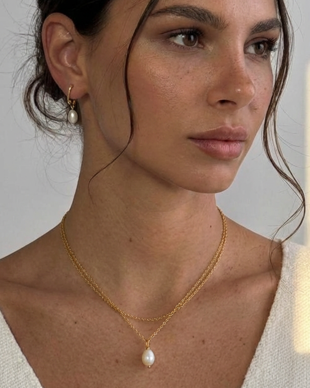 Belle Layered Freshwater Pearl Necklace