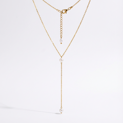 Charlotte Y-Shape Pearl Necklace