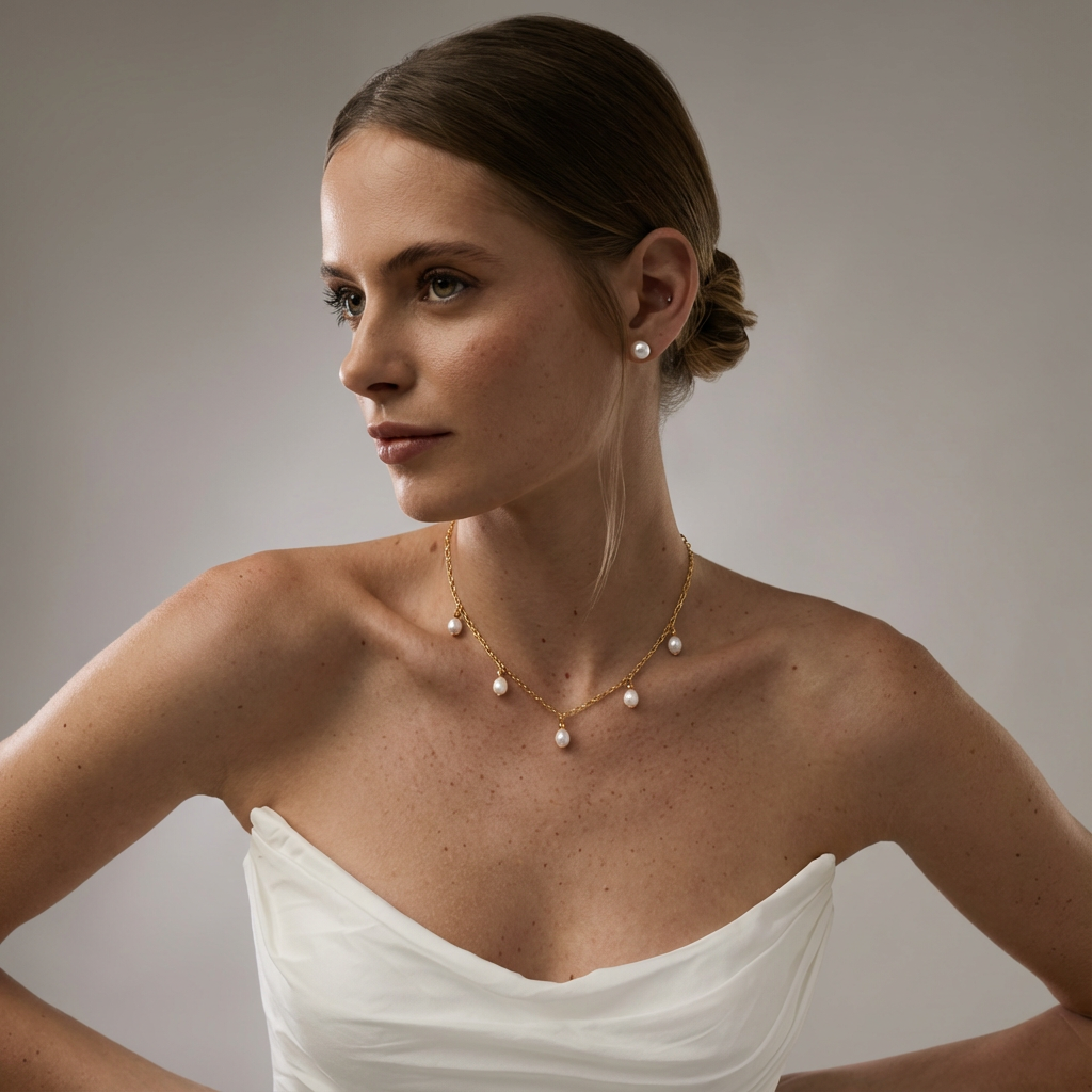 Eleanor Pearl Tassel Necklace