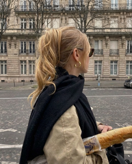 Armani Cuban Chain Huggie Earrings