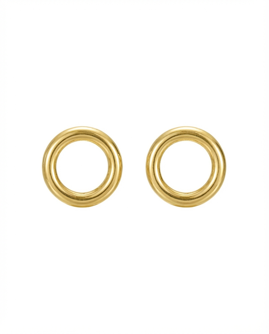 Blair Small Hollow Stud Earrings