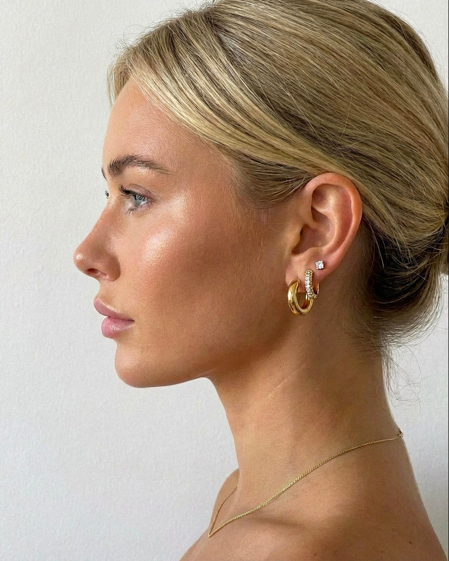 Juliette Minimalist Huggie Earrings