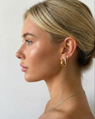 Juliette Minimalist Huggie Earrings
